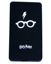 Портативна батерия Warner Bros - Harry Potter, 6000 mAh, черна -1
