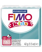 Полимерна глина Staedtler Fimo Kids - тюркоазен цвят -1