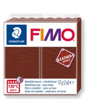 Полимерна глина Staedtler Fimo - Leather 8010, 57g, кафява