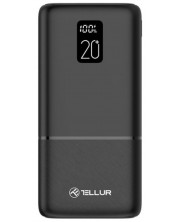 Портативна батерия Tellur - Boost Pro PD202, 20000 mAh, черна -1