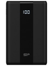 Портативна батерия Silicon Power - QP55, 10000 mAh, черна -1