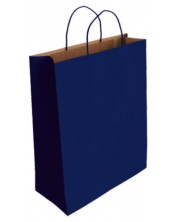 Подаръчна торбичка IPA - Крафт, синя, L -1