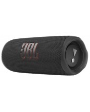 Портативна колонка JBL - Flip 6, водоустойчива, черна