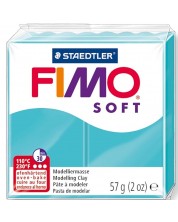Полимерна глина Staedtler Fimo Soft - Ментово синьо, 57 g -1