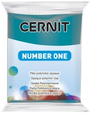 Полимерна глина Cernit №1 - Патешко синя, 56 g
