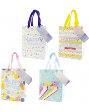 Подаръчна торбичка Spree - Birthday Pastel, 18 x 10 x 23 cm, асортимент -1