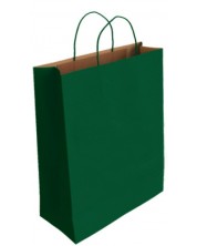 Подаръчна торбичка IPA - Крафт, зелена, L -1