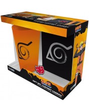 Подаръчен комплект ABYstyle Animation: Naruto Shippuden - Konoha Symbol -1