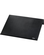 Поставка за лаптоп Hama - Carbon look, до 18.4", черна -1