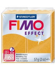 Полимерна глина Staedtler Fimo Effect - 57g, златиста -1
