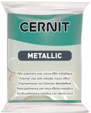 Полимерна глина Cernit Metallic - Зелен тюркоаз, 56 g