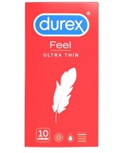 Feel Ultra Thin Презервативи, 10 броя, Durex