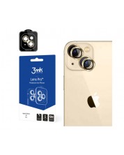 Стъклен протектор 3mk - Lens Protection Pro, iPhone 14, златист -1