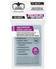 Протектори за карти Ultimate Guard Premium Soft Sleeves - Mini European (50 бр.) -1