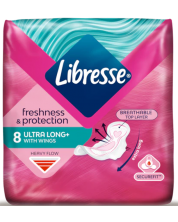 Превръзки с крилца Libresse - Ultra Long , 8 броя -1