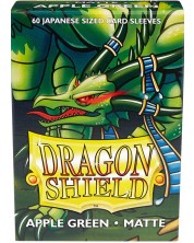 Протектори за карти Dragon Shield Sleeves - Small Matte Apple Green (60 бр.) -1