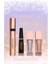 Profusion Cosmetics Комплект гримове за очи Festive Eyes, 4 части -1