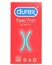 Feel Thin Slim Fit Презервативи, 10 броя, Durex -1