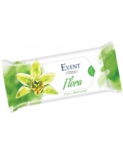 Промо пакет Event Flora - Wild Orchid, Влажни кърпи за ръце, 2 х 15 броя -1