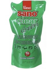 Препарат за прозорци Sano - Clear Green, 750 ml -1