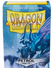 Протектори за карти Dragon Shield Sleeves - Matte Petrol (100 бр.)