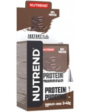 Protein Pudding, шоколад с какао, 5 сашета, Nutrend -1