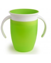 Преходна чаша Munchkin Miracle 360° - 207 ml, зелена -1