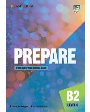 Prepare! Level 6 Workbook with Digital Pack (2nd edition) / Английски език - ниво 6: Учебна тетрадка с код