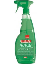 Препарат за прозорци Sano - Clear Green, 1 L -1