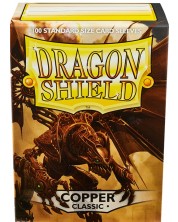 Протектори за карти Dragon Shield Classic Sleeves - Copper (100 бр.) -1