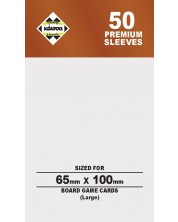 Протектори за карти Kaissa Premium Sleeves 65 x 100 mm (Large) - 50 бр.