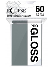 Протектори за карти Ultra Pro - Eclipse Gloss Small Size, Smoke Grey (60 бр.) -1