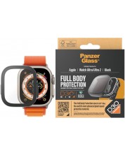Стъклен протектор PanzerGlass - D3O Bio, Apple Watch Ultra/Ultra 2, 49 mm, черен