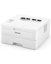 Принтер Ricoh - SP230DNW, чернобял, лазерен, бял -1