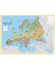 Природогеографски зони: Стенна карта на Европа (1:5 000 000)
