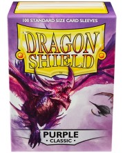 Протектори за карти Dragon Shield Classic Sleeves - Лилави (100 бр.) -1