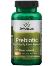 Prebiotic for Friendly Flora Support, 60 капсули, Swanson