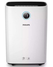 Пречиствател и овлажнител на въздух Philips - AC2729/10, HEPA, бял
