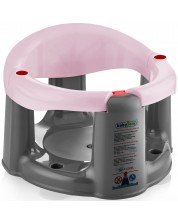 Противоплъзгаща седалка за баня и хранене BabyJem - Розова -1