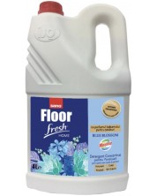 Препарат за под Sano - Floor Fresh Home Blue Blossom, 4 L