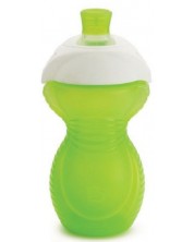 Преходна чаша с мек накрайник Munchkin - 296 ml, зелена