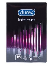 Intense Оребрени презервативи, 16 броя, Durex
