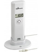 Предавател за температура и влажност TFA - WEATHER HUB, бял