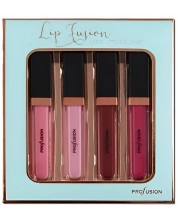 Profusion Cosmetics Комплект матови червила Lip Fusion, 4 броя -1