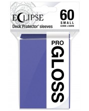 Протектори за карти Ultra Pro - Eclipse Gloss Small Size, Royal Purple (60 бр.) -1