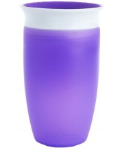 Преходна чаша Munchkin - Miracle 360° Sippy Cup, 285 ml, лилава -1