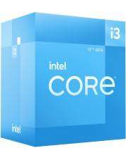 Процесор Intel - Core i3-12100F, 4-cores, 4.3GHz, 12MB, Box