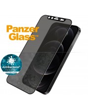 Стъклен протектор PanzerGlass - Privacy AntiBact CamSlide, iPhone 12/Pro