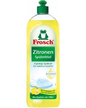 Препарат за миене на съдове Frosch - Жълт лимон, 750 ml -1