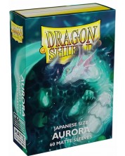 Протектори за карти Dragon Shield - Matte Sleeves Small Size, Aurora (60 бр.)